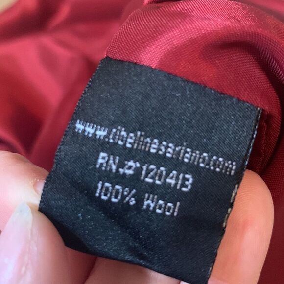 NWT Cibeline Sariano Wool Houndstooth Peplum Skirt - Picture 6 of 8